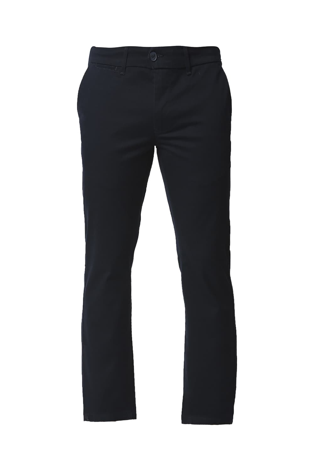 BASICS TAPERED FIT STRETCH TROUSERS