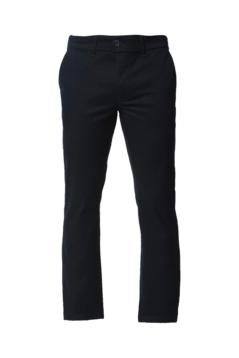 BASICS TAPERED FIT STRETCH TROUSERS