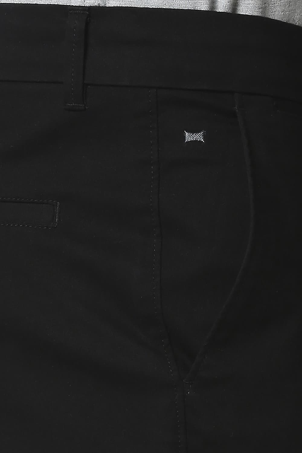 BASICS TAPERED FIT STRETCH TROUSERS