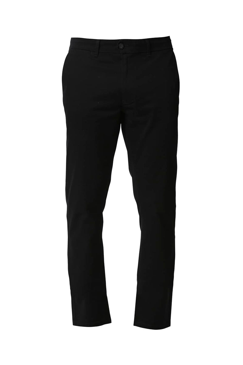 BASICS TAPERED FIT STRETCH TROUSERS