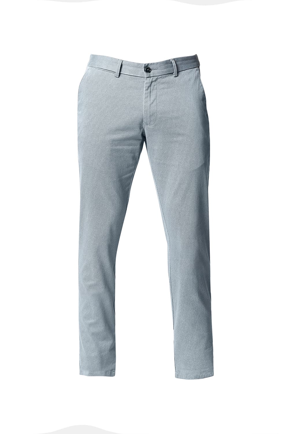 BASICS TAPERED FIT STRETCH TROUSERS