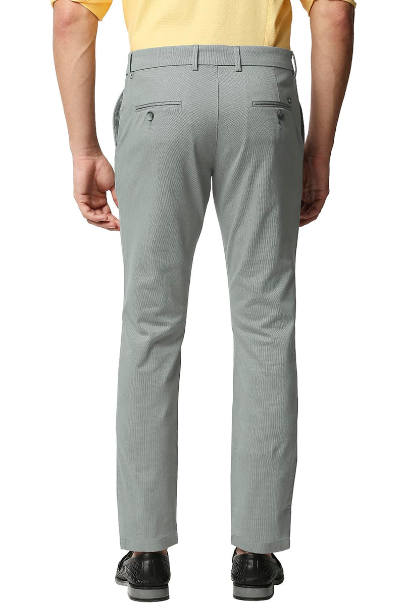 BASICS TAPERED FIT STRETCH TROUSERS