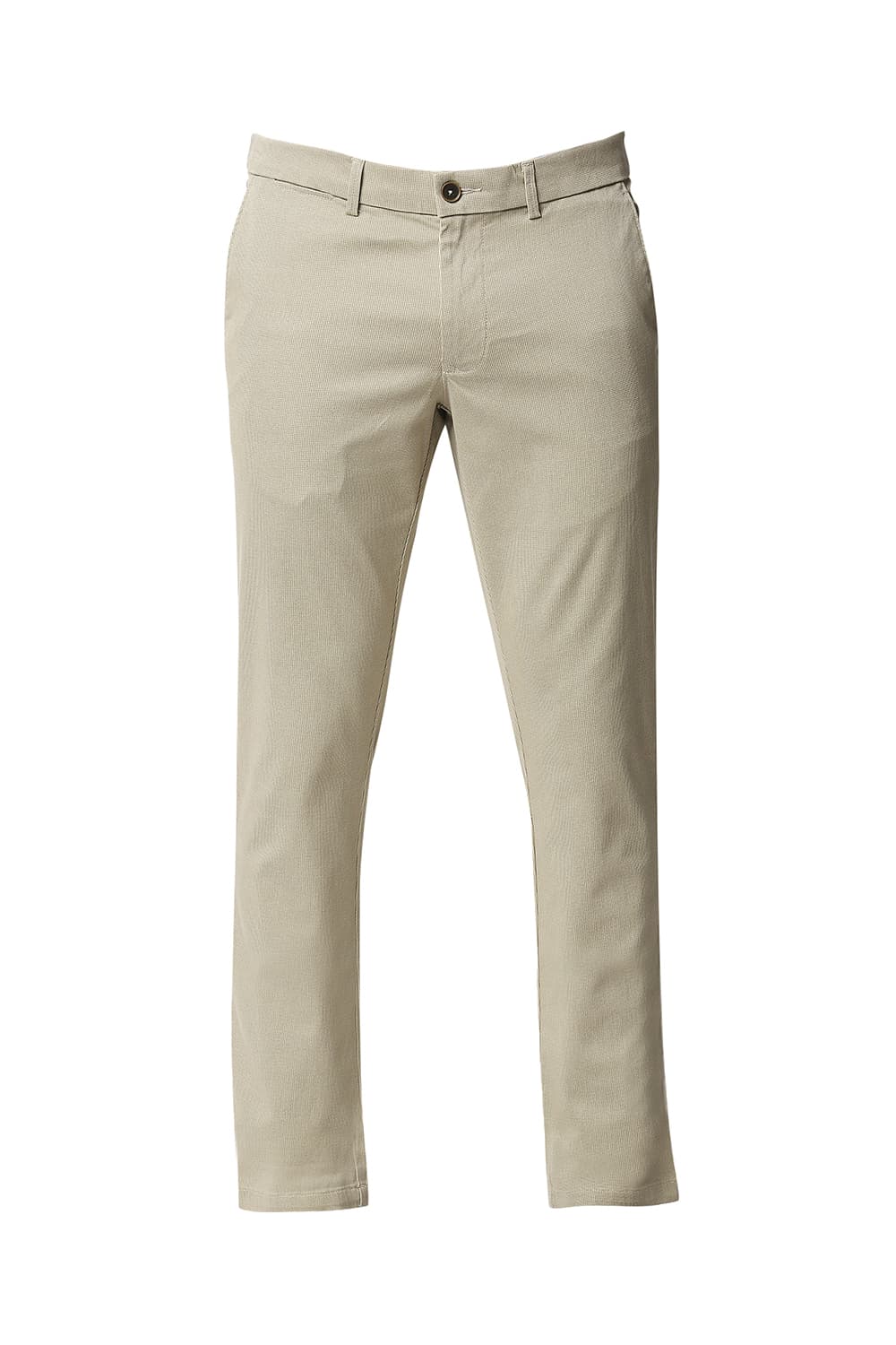 BASICS TAPERED FIT STRETCH TROUSERS