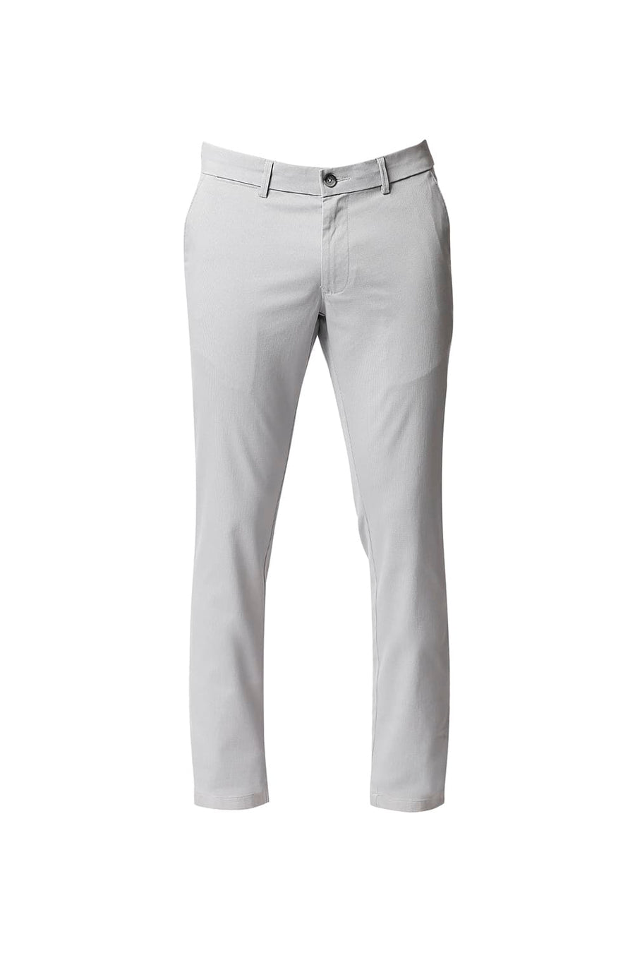 BASICS TAPERED FIT HARBOR GREY STRETCH TROUSERS