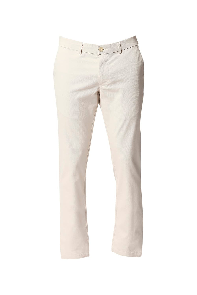 BASICS TAPERED FIT STRETCH TROUSERS