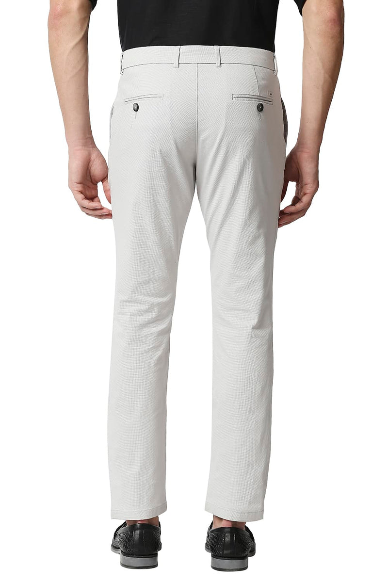 BASICS TAPERED FIT STRETCH TROUSERS