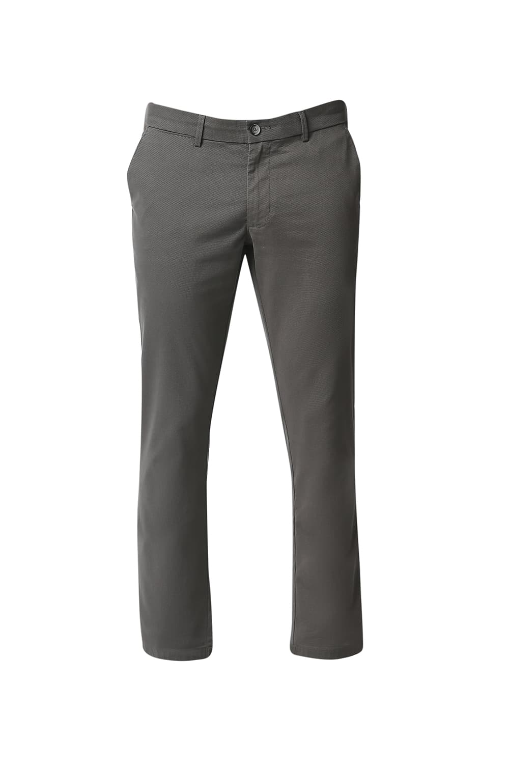 BASICS TAPERED FIT STRETCH TROUSERS