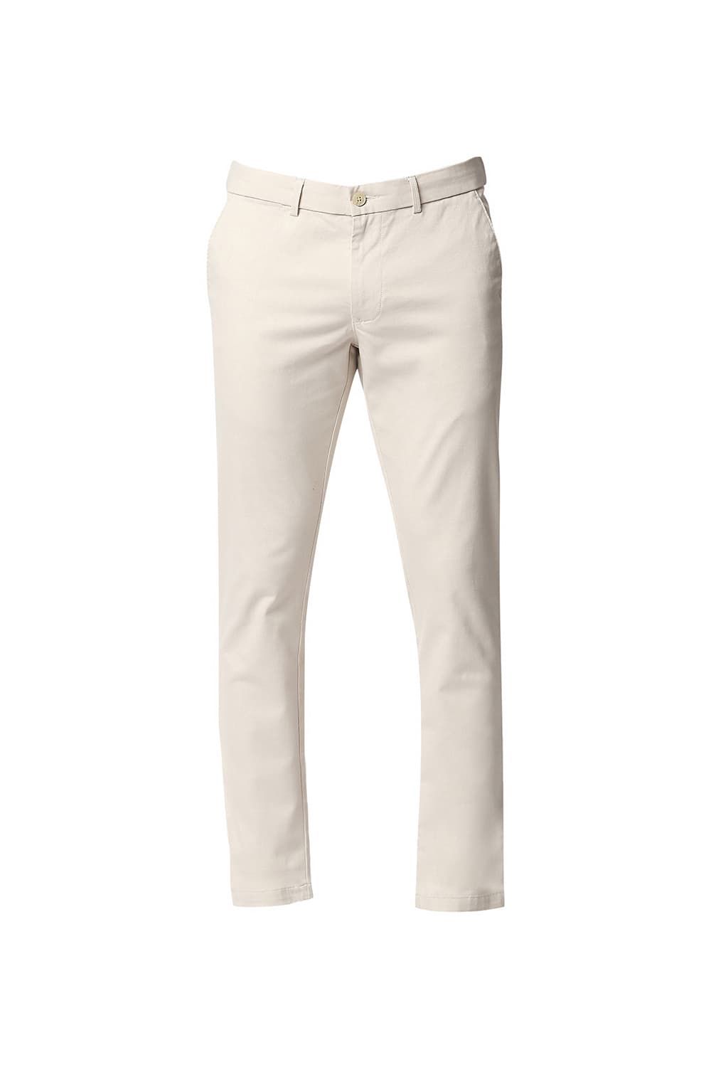 BASICS TAPERED FIT STRETCH TROUSERS