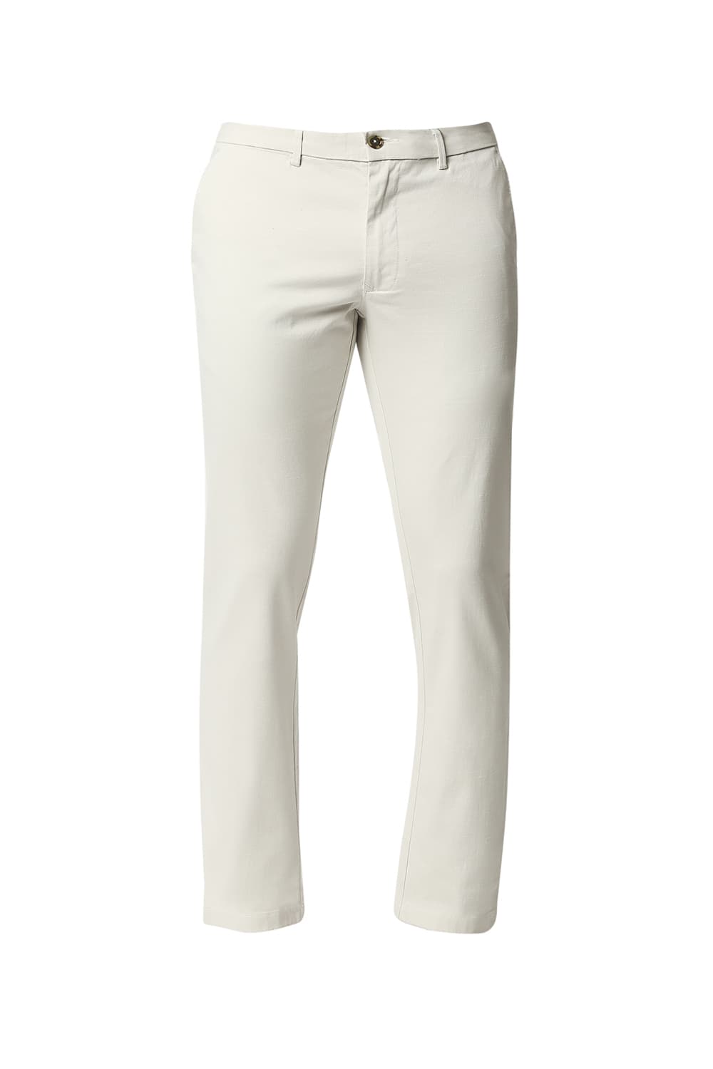 BASICS TAPERED FIT STRETCH TROUSERS