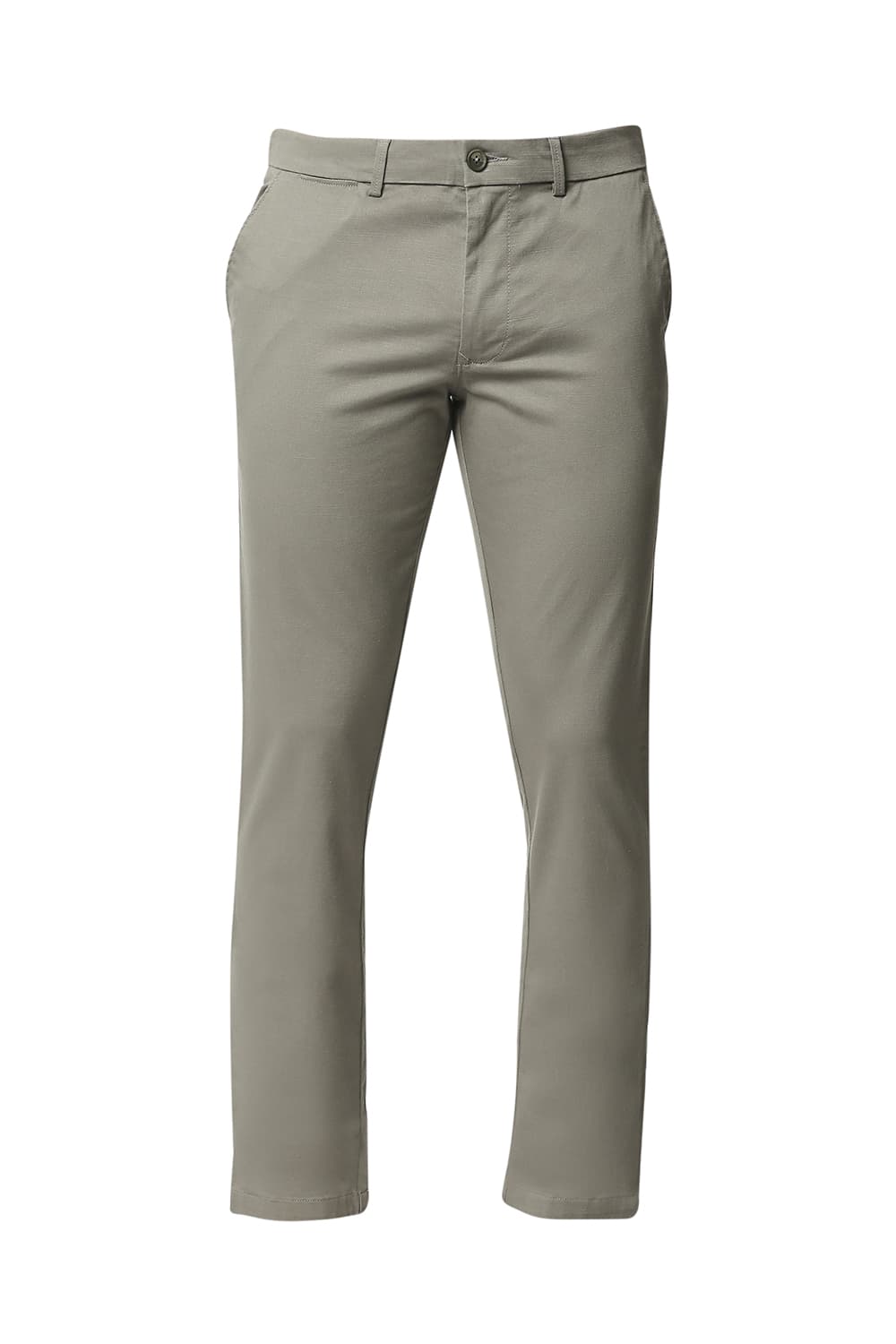 BASICS TAPERED FIT STRETCH TROUSERS