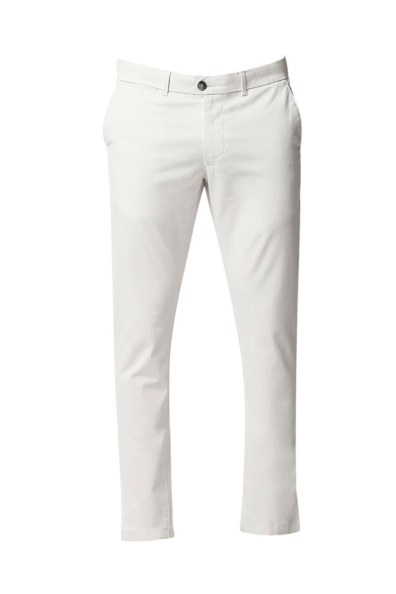 BASICS TAPERED FIT STRETCH TROUSERS