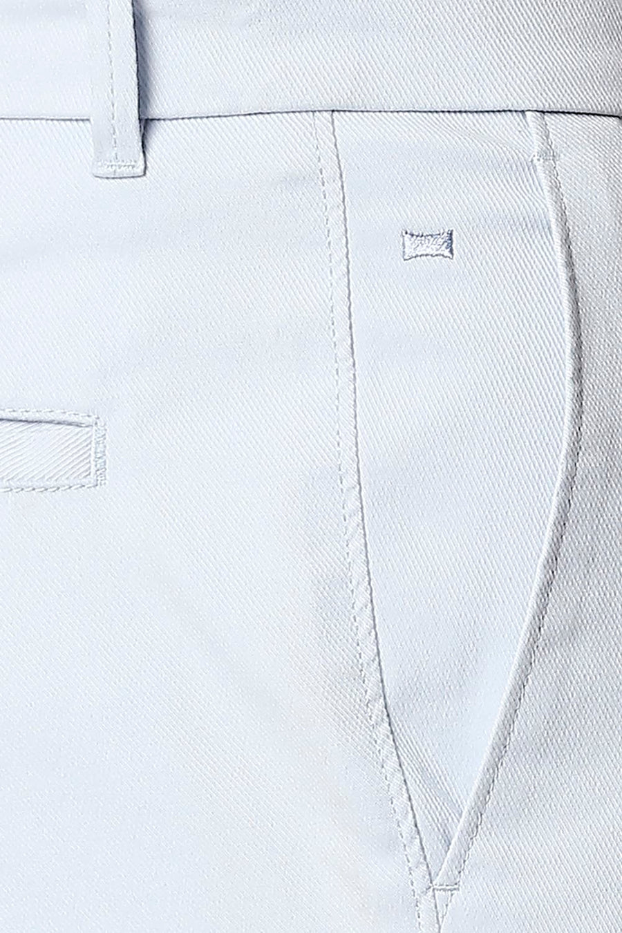 BASICS TAPERED FIT BALLAD BLUE STRETCH TROUSERS