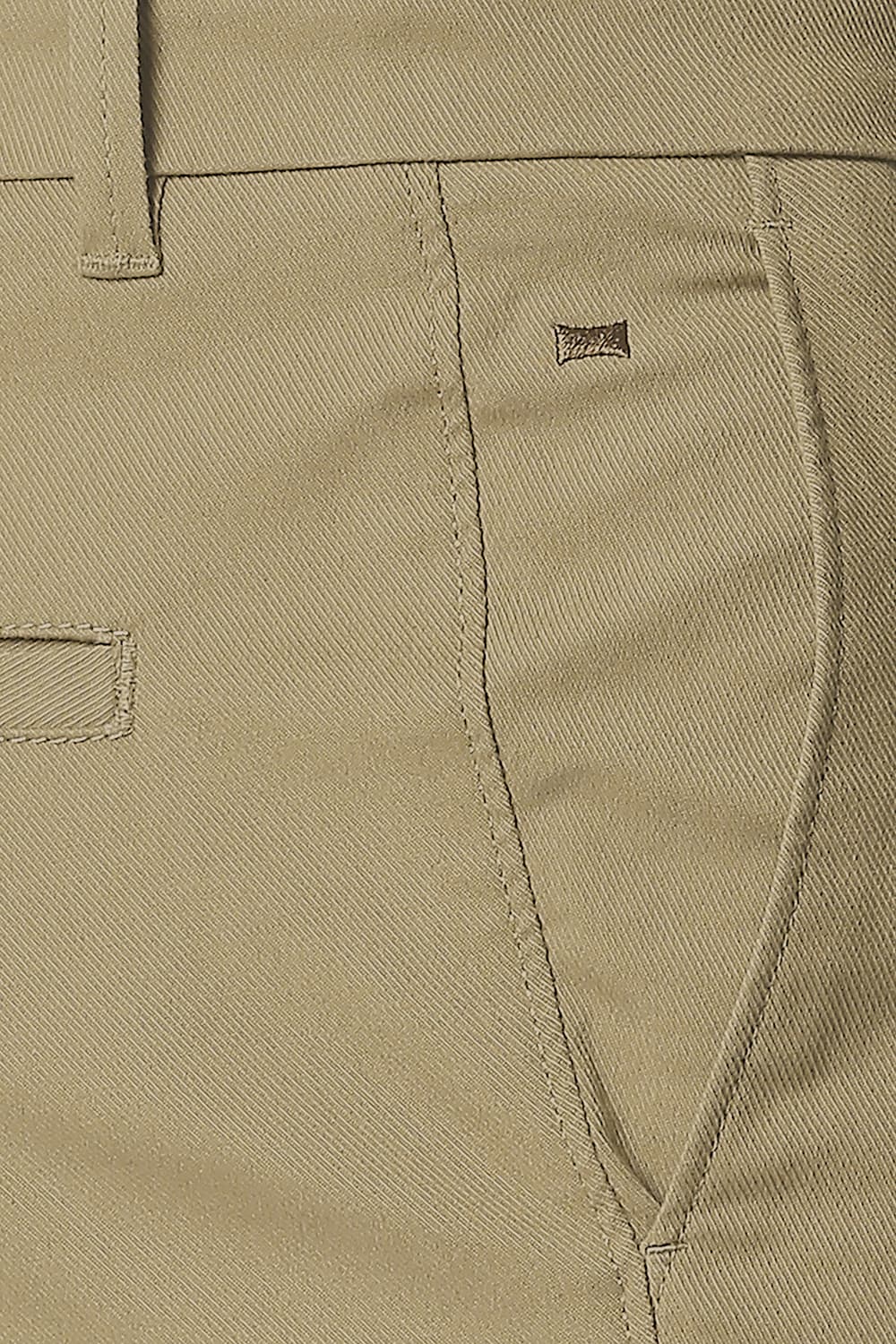 BASICS TAPERED FIT STRETCH TROUSERS