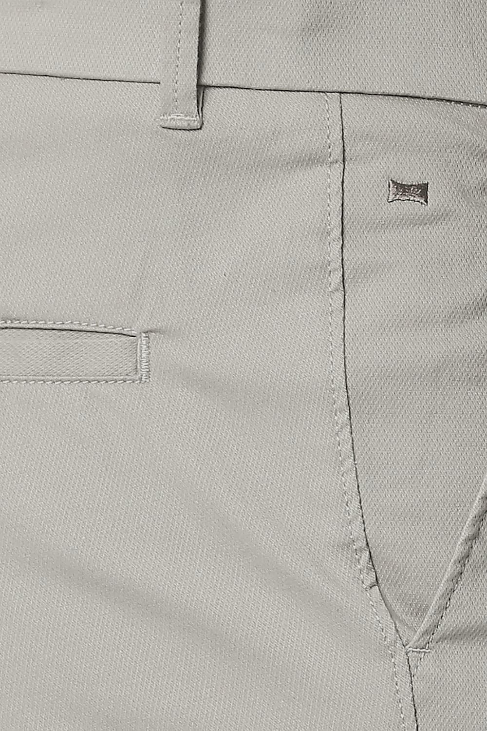 BASICS TAPERED FIT STRETCH TROUSERS