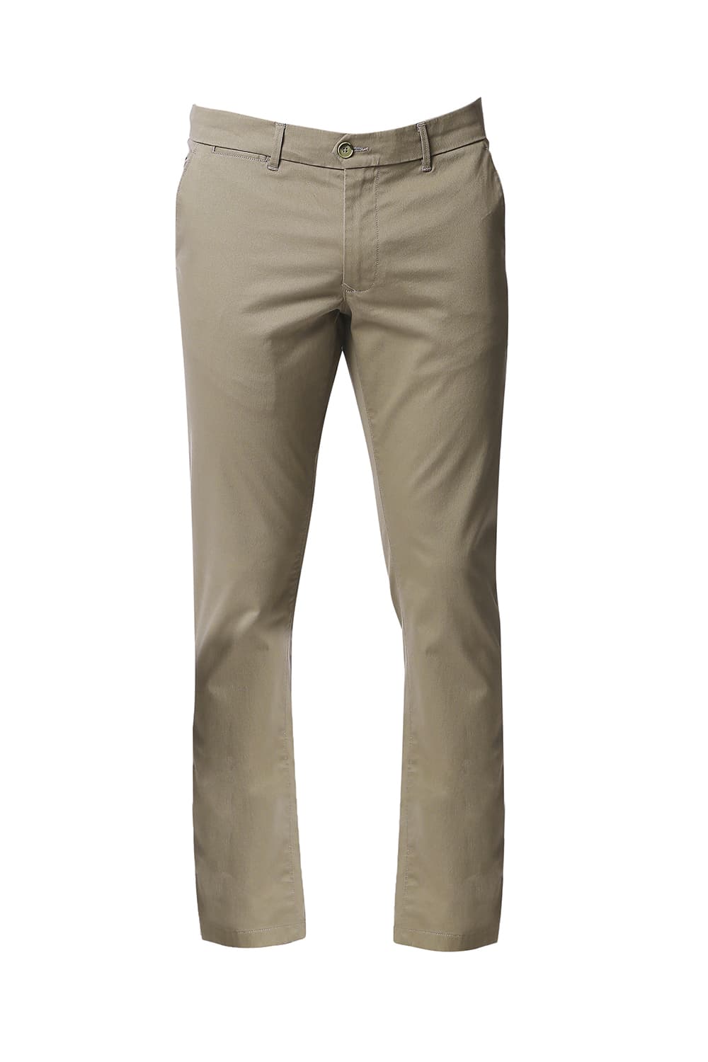 BASICS TAPERED FIT STRETCH TROUSERS