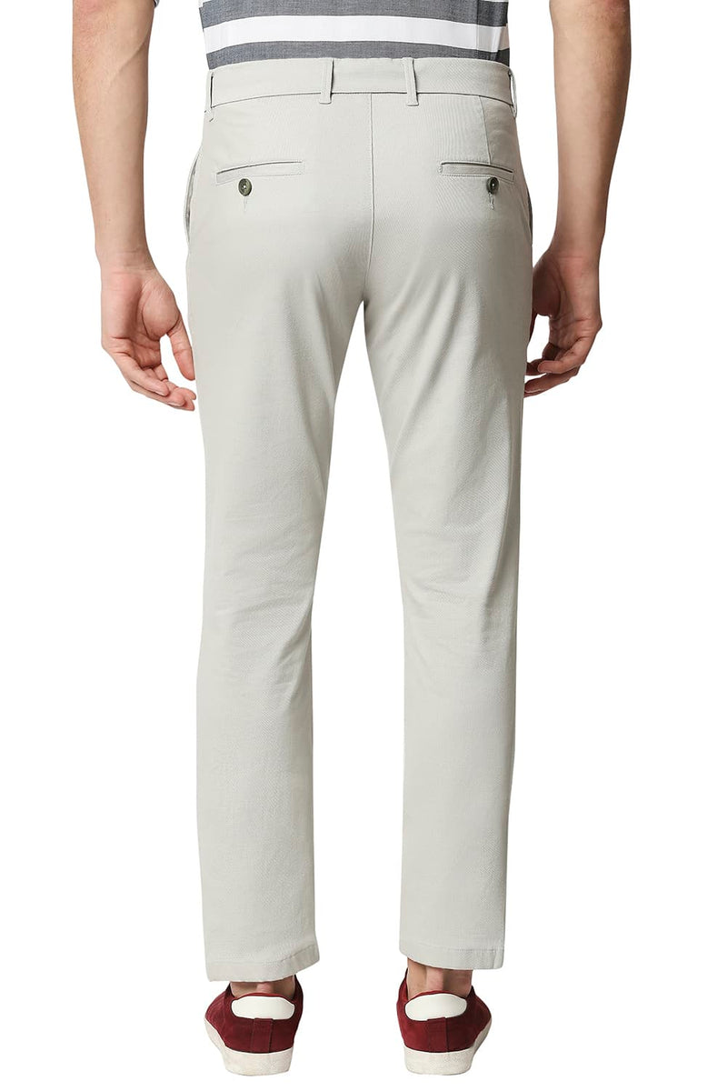 BASICS TAPERED FIT STRETCH TROUSERS