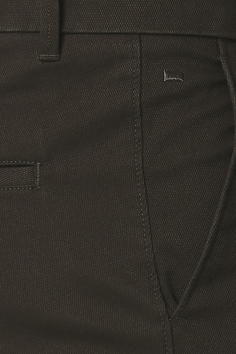 BASICS TAPERED FIT STRETCH TROUSERS