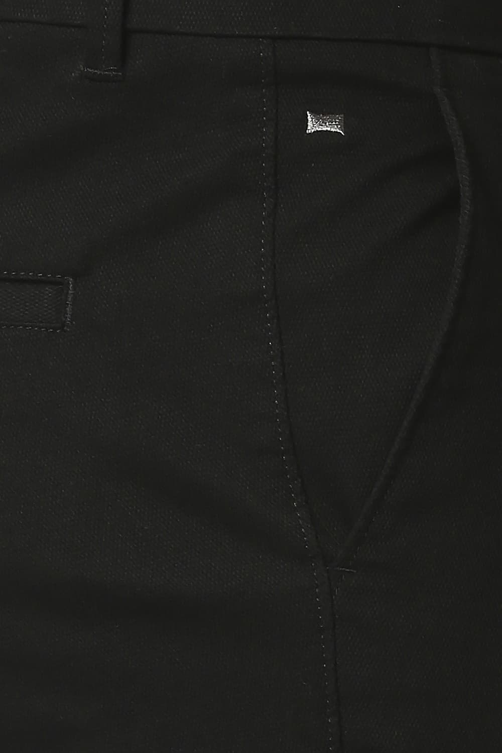 BASICS TAPERED FIT STRETCH TROUSERS