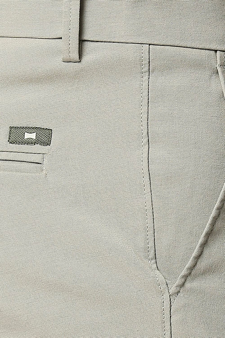 BASICS TAPERED FIT SEAGRASS GREEN STRETCH TROUSERS