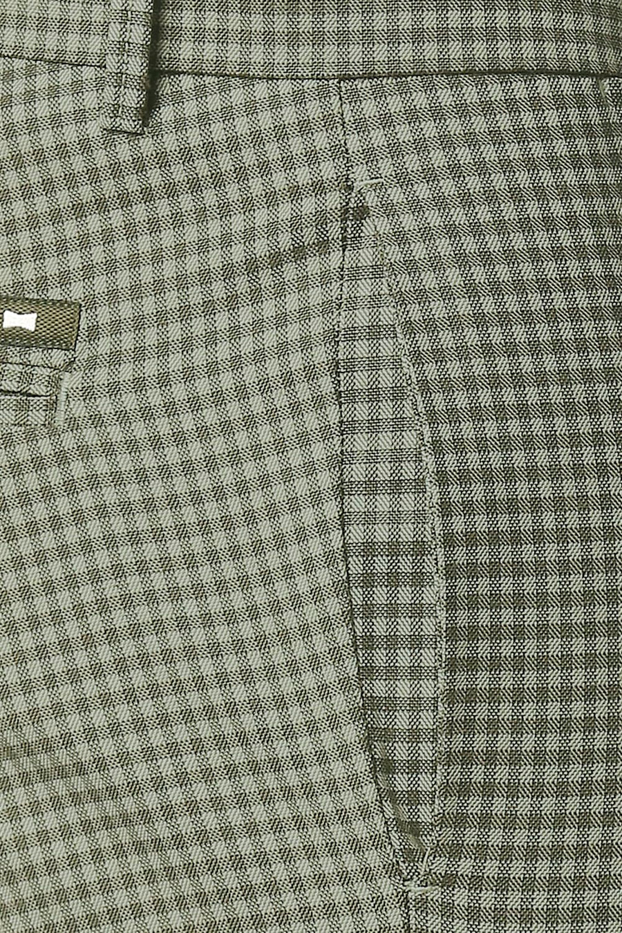 BASICS TAPERED FIT CAPULET GREEN STRETCH TROUSERS