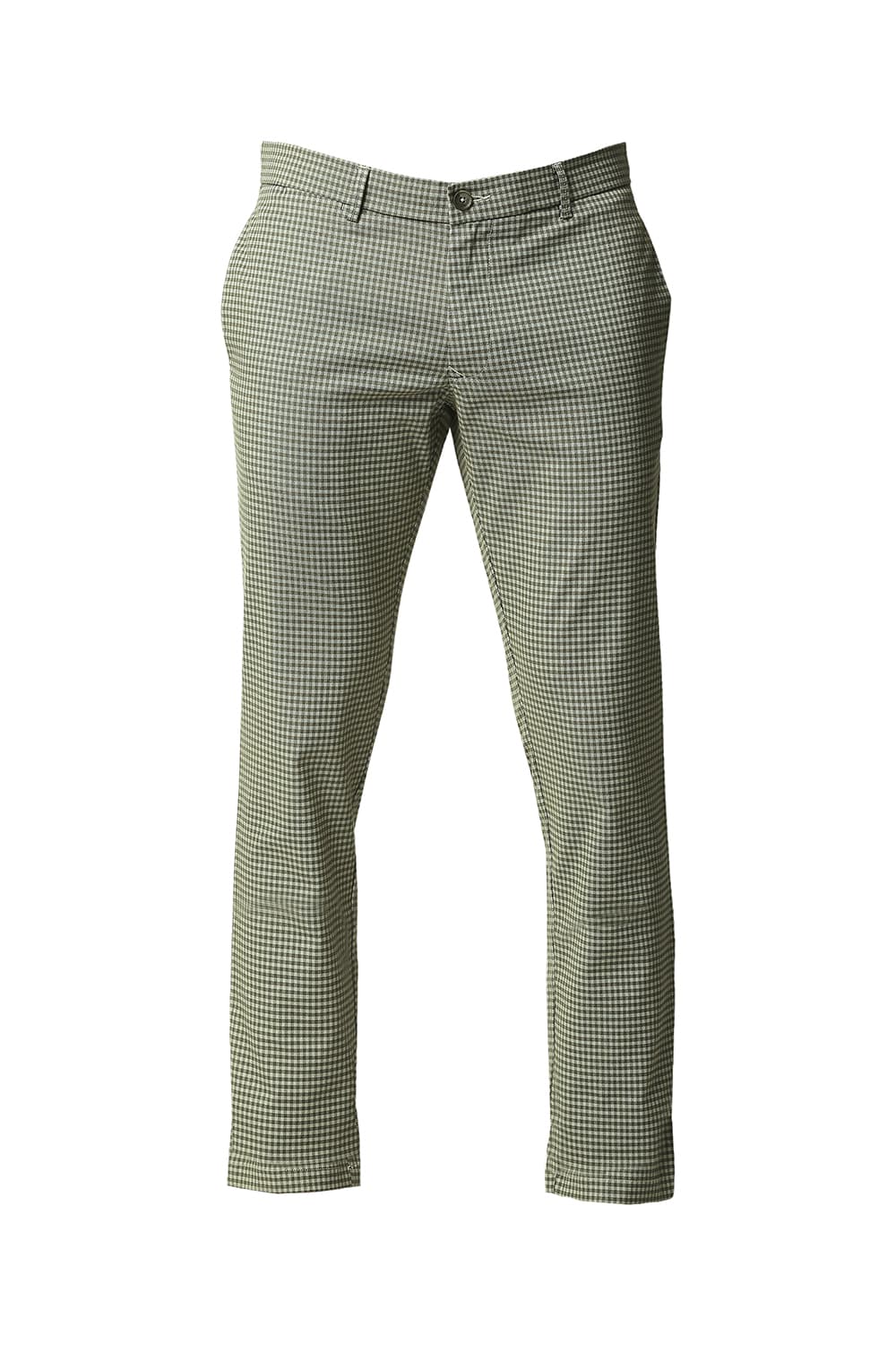 BASICS TAPERED FIT STRETCH TROUSERS