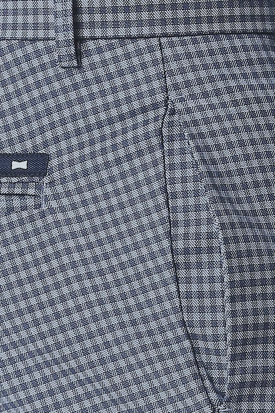 BASICS TAPERED FIT COPEN BLUE STRETCH TROUSERS