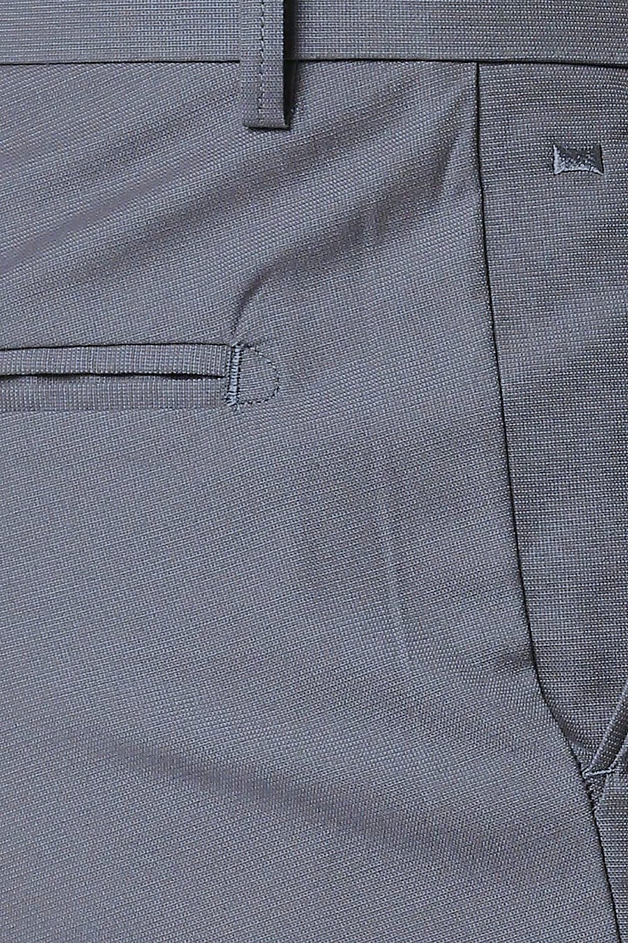 BASICS TAPERED FIT NIGHT OWL BLUE STRETCH TROUSERS