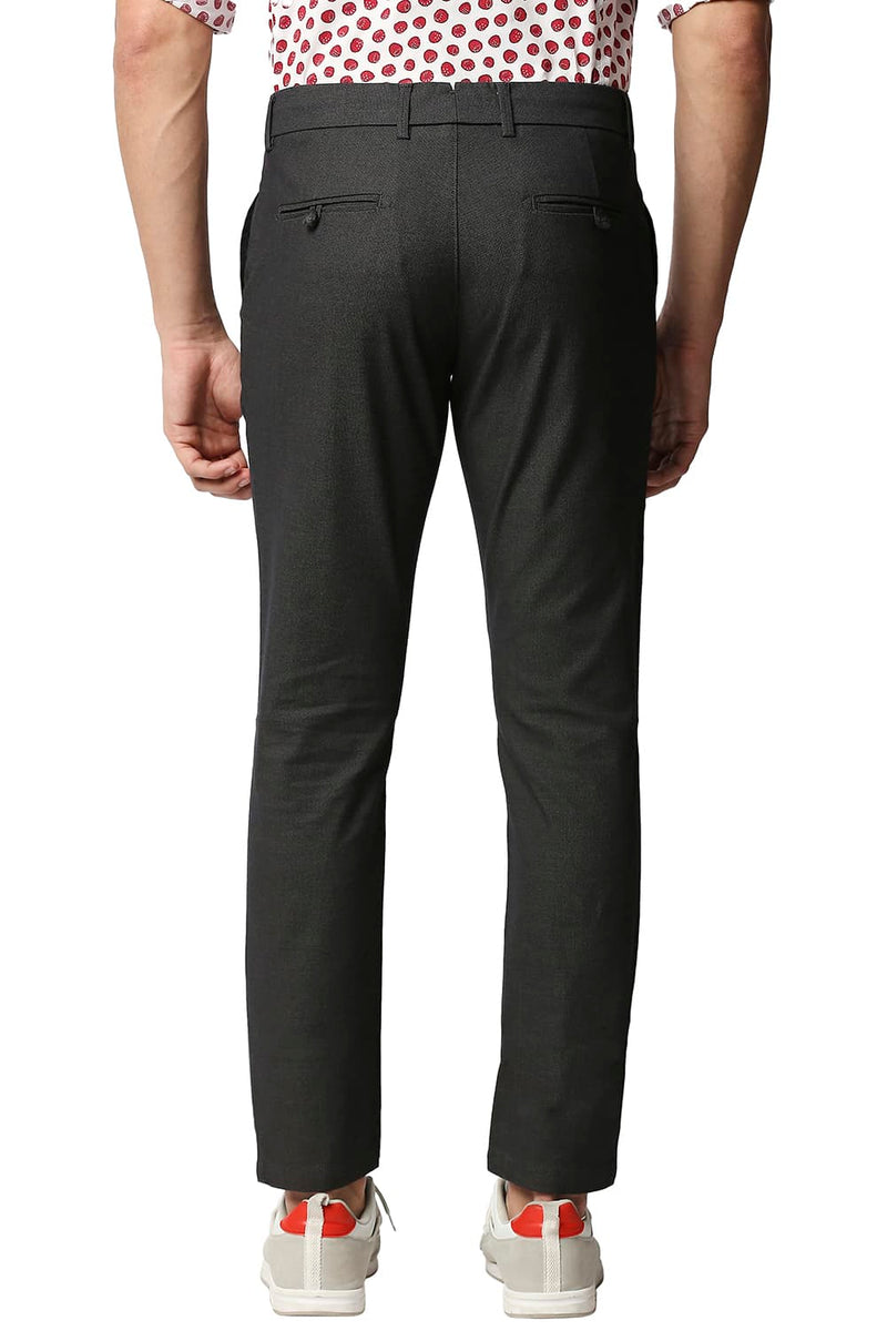 BASICS TAPERED FIT STRETCH TROUSERS