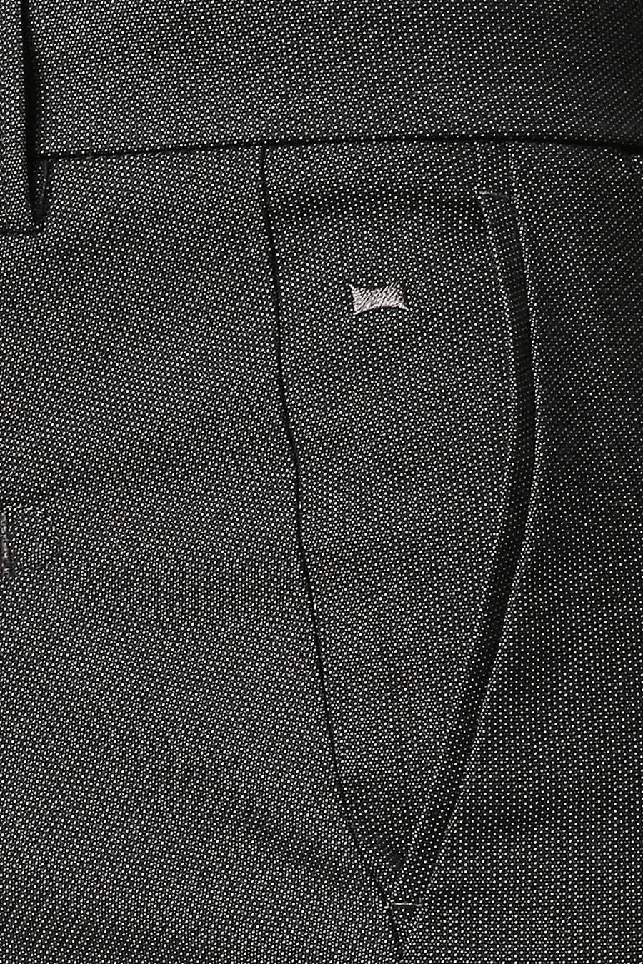 BASICS TAPERED FIT CHIMERA BLACK STRETCH TROUSERS