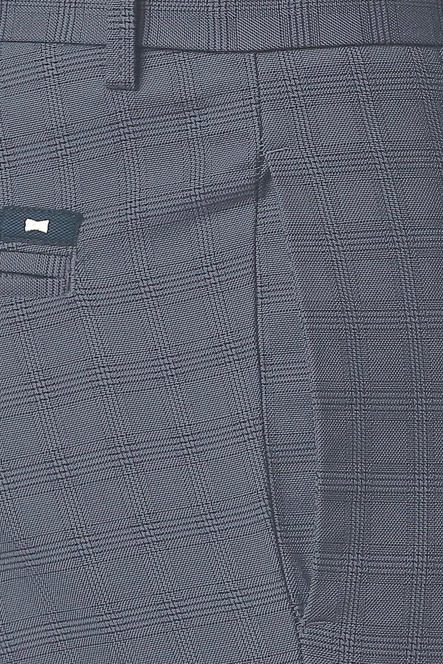 BASICS TAPERED FIT WEATHER VANE GREY STRETCH TROUSERS
