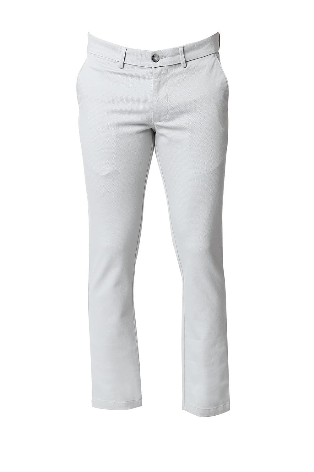 BASICS TAPERED FIT STRETCH TROUSERS