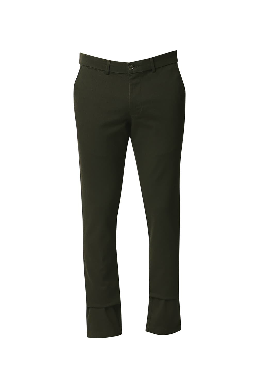 BASICS TAPERED FIT STRETCH TROUSERS