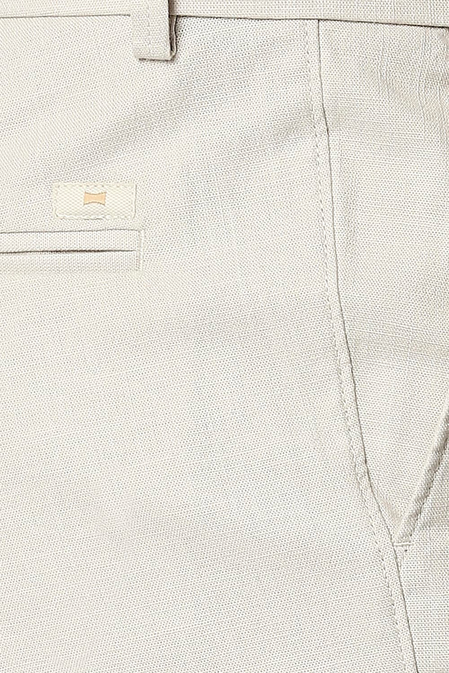 BASICS TAPERED FIT MOONBEAM SRONE STRETCH TROUSERS