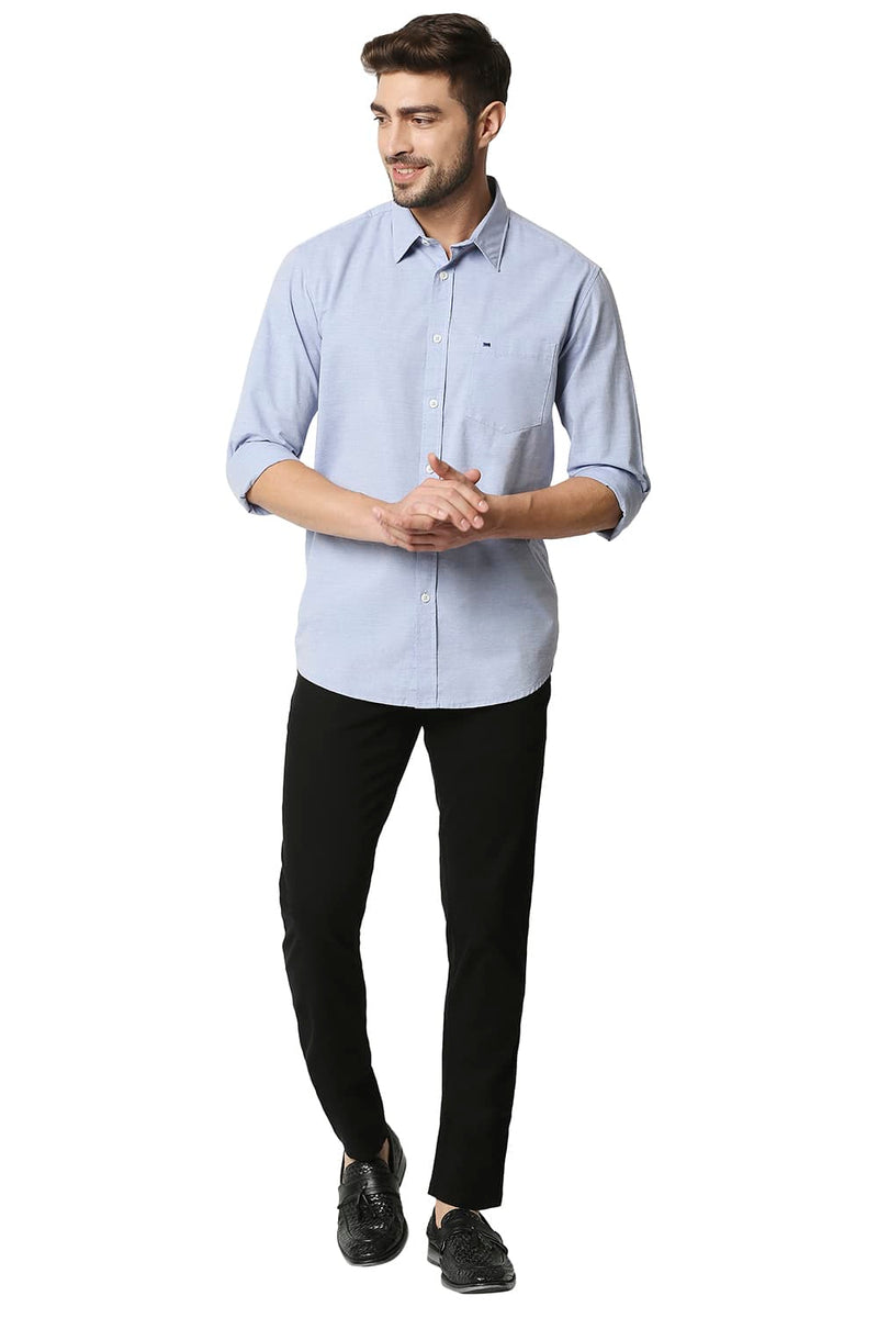 BASICS TAPERED FIT STRETCH TROUSERS