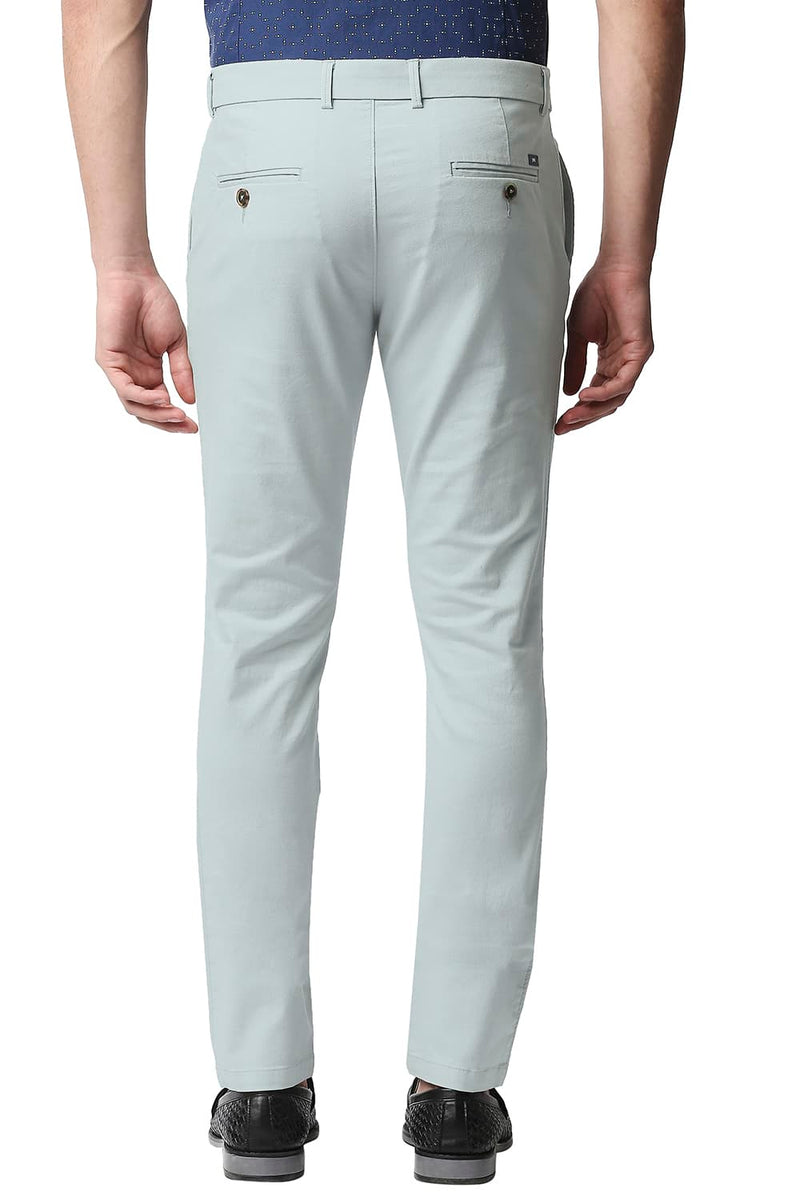 BASICS TAPERED FIT STRETCH TROUSERS