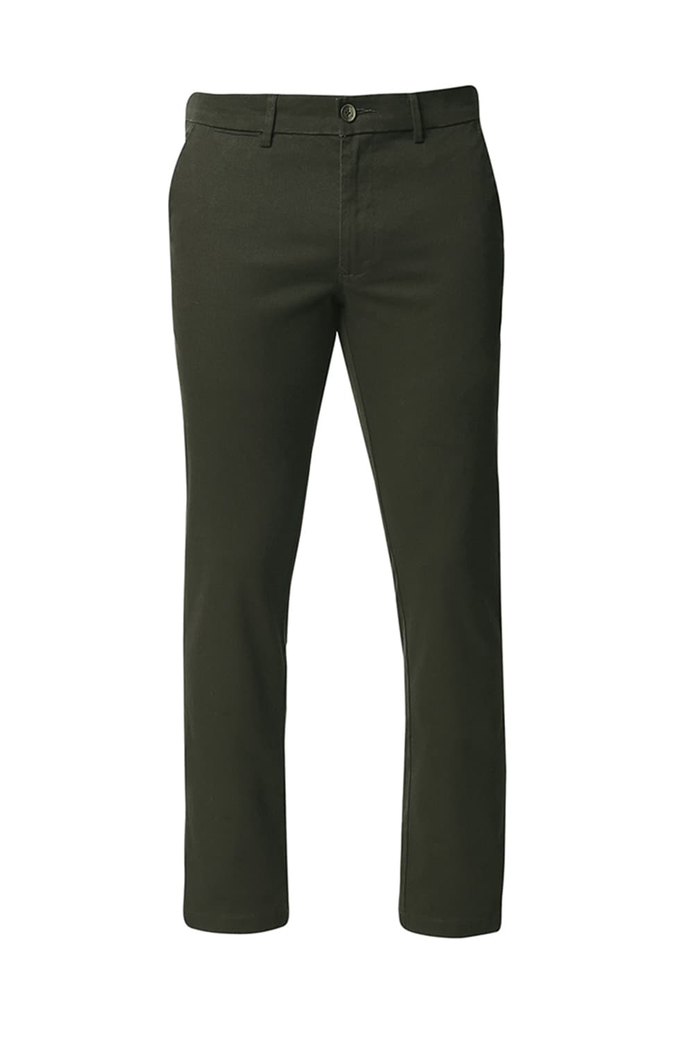 BASICS TAPERED FIT STRETCH TROUSERS