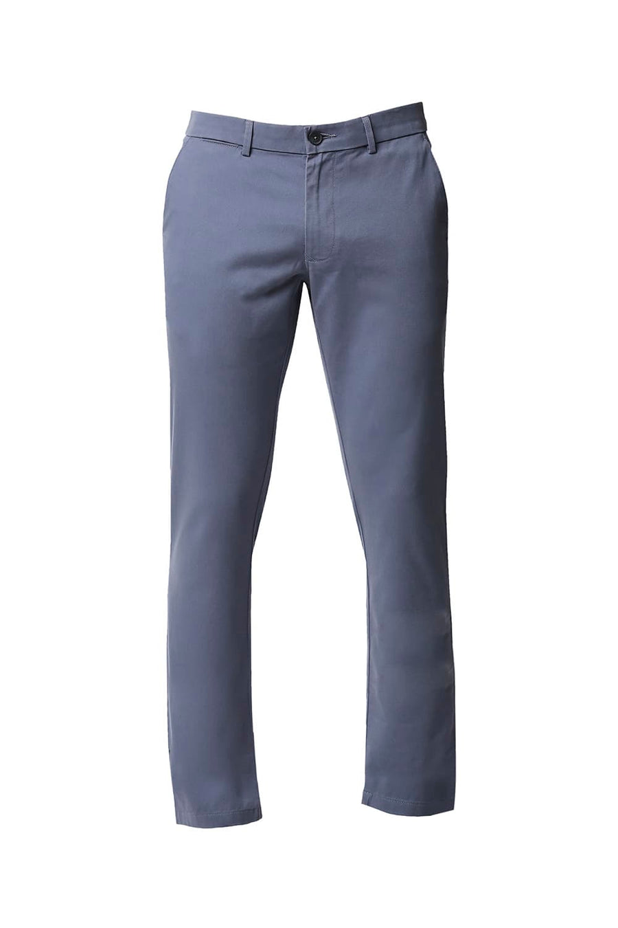 BASICS TAPERED FIT WINDWARD BLUE STRETCH TROUSERS