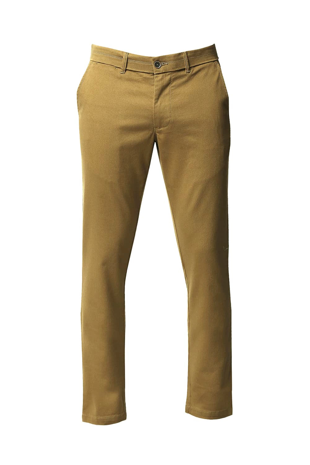 BASICS TAPERED FIT STRETCH TROUSERS