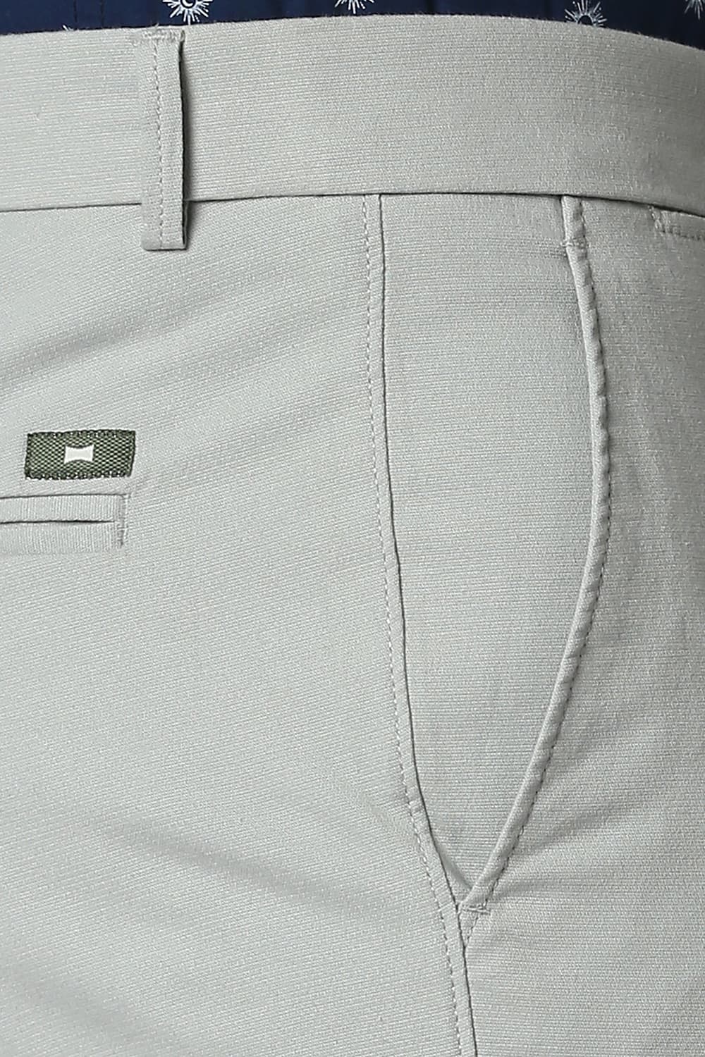 BASICS TAPERED FIT STRETCH TROUSERS