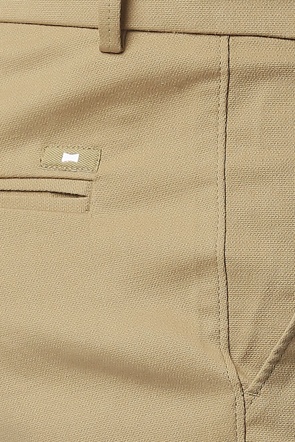 BASICS TAPERED FIT STRETCH TROUSERS