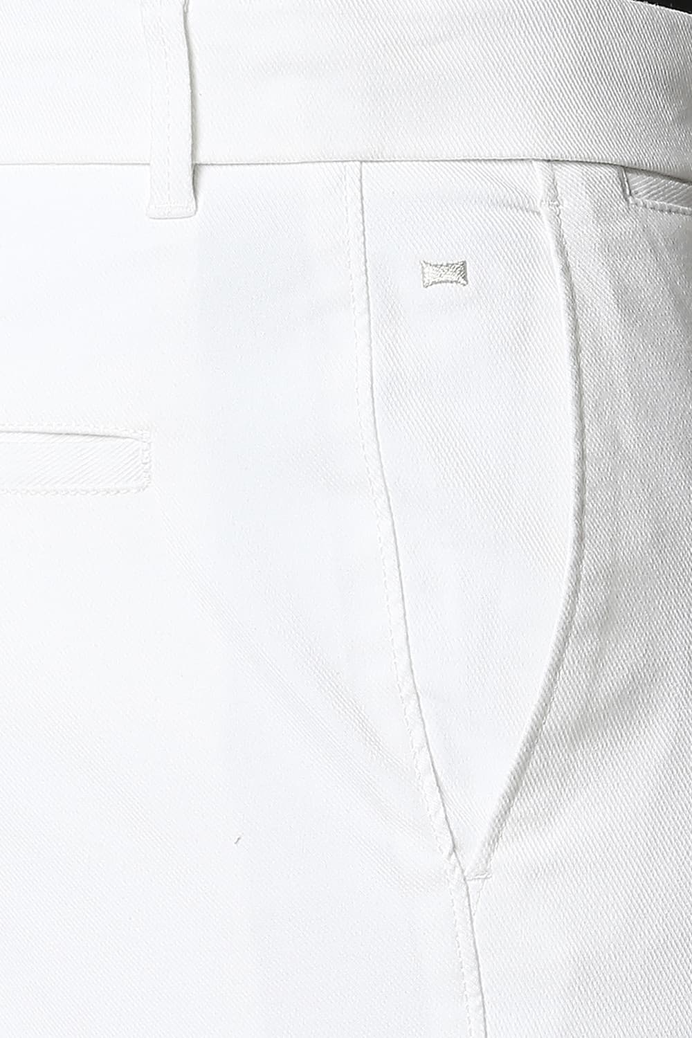 BASICS TAPERED FIT STRETCH TROUSERS