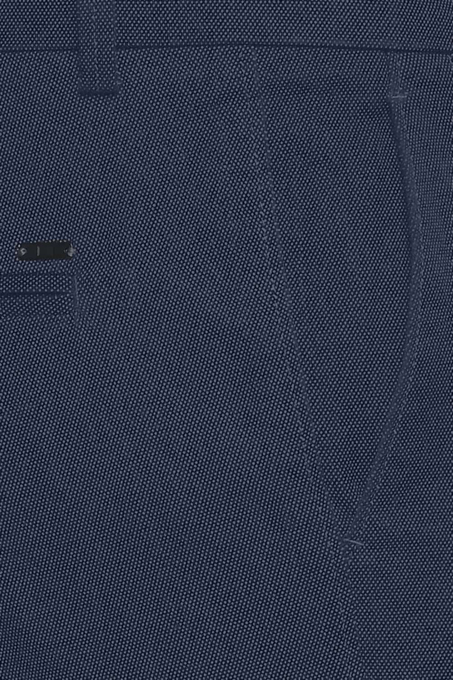 BASICS TAPERED FIT MAJOLICA NAVY STRETCH TROUSERS
