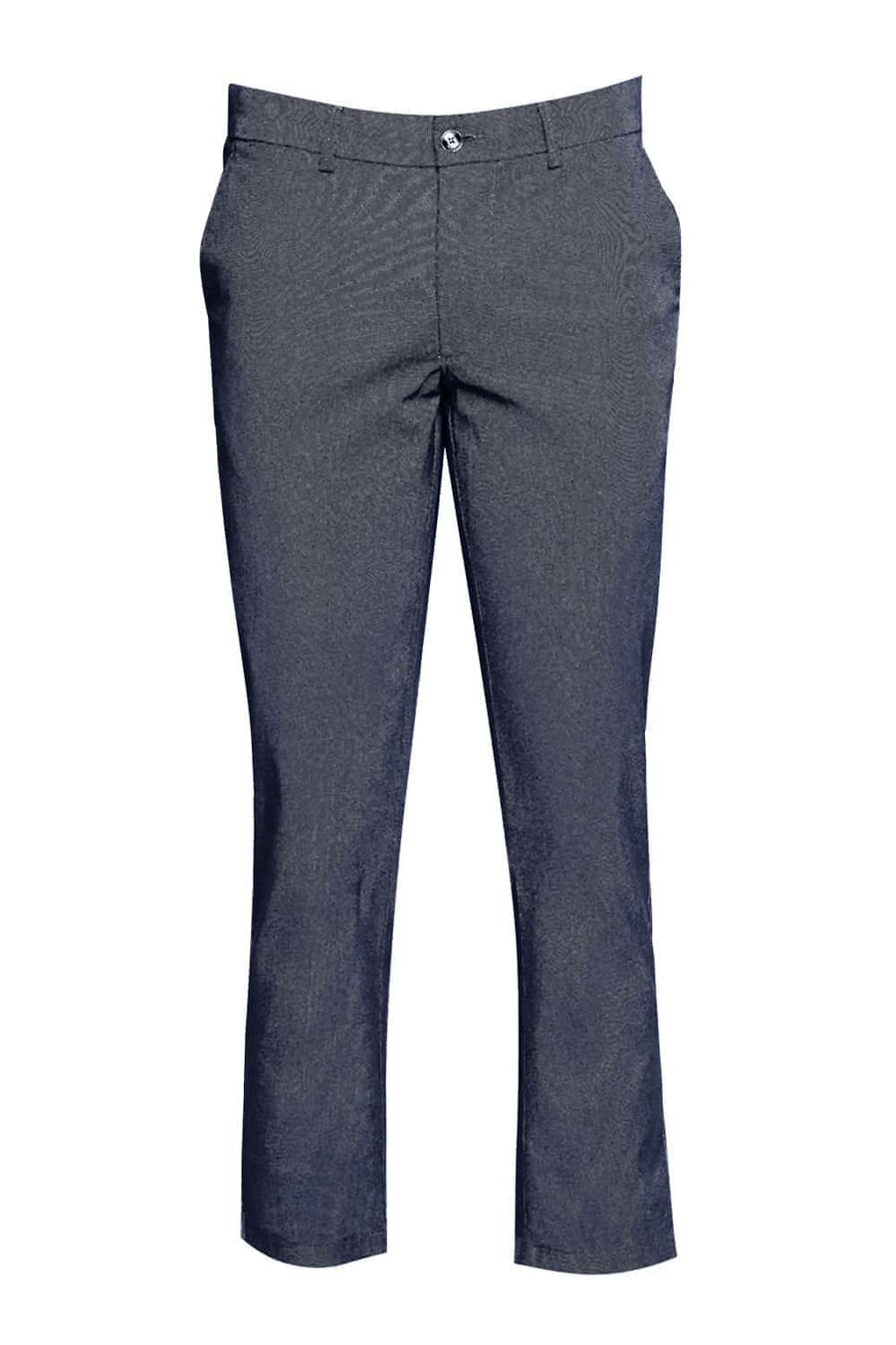 BASICS TAPERED FIT MAJOLICA NAVY STRETCH TROUSERS