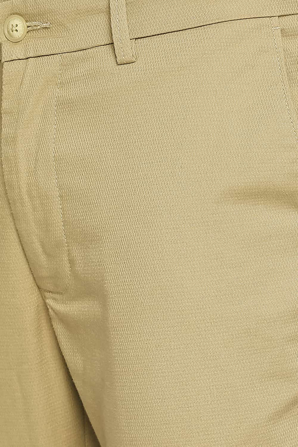 BASICS TAPERED FIT STRETCH TROUSERS