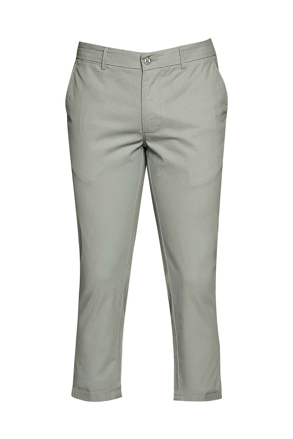 BASICS TAPERED FIT STRETCH TROUSERS