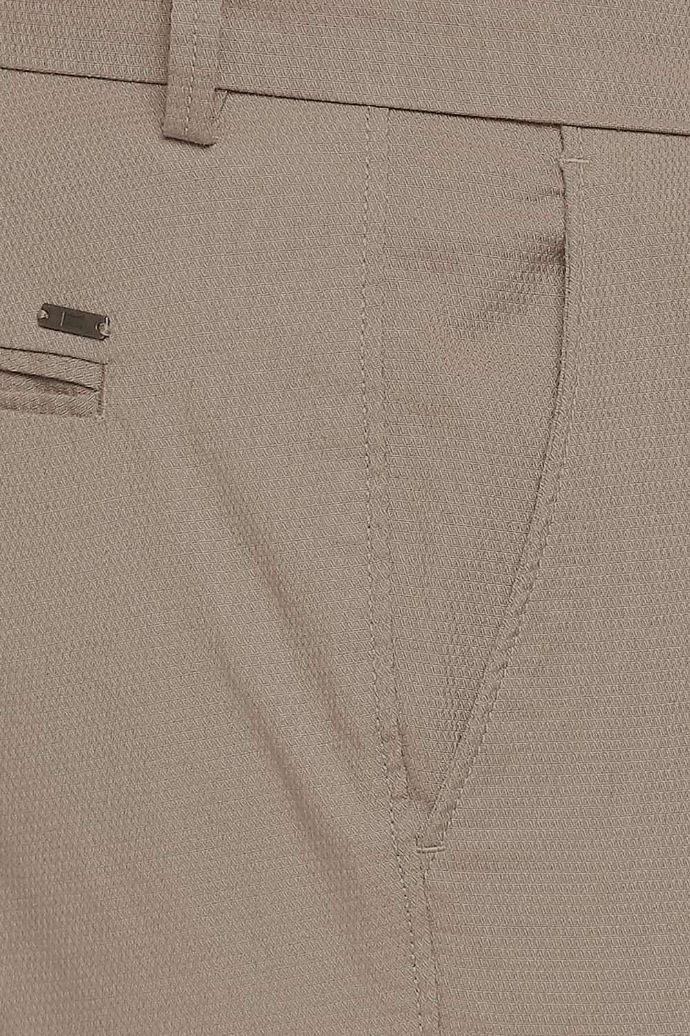 BASICS TAPERED FIT STRETCH TROUSERS