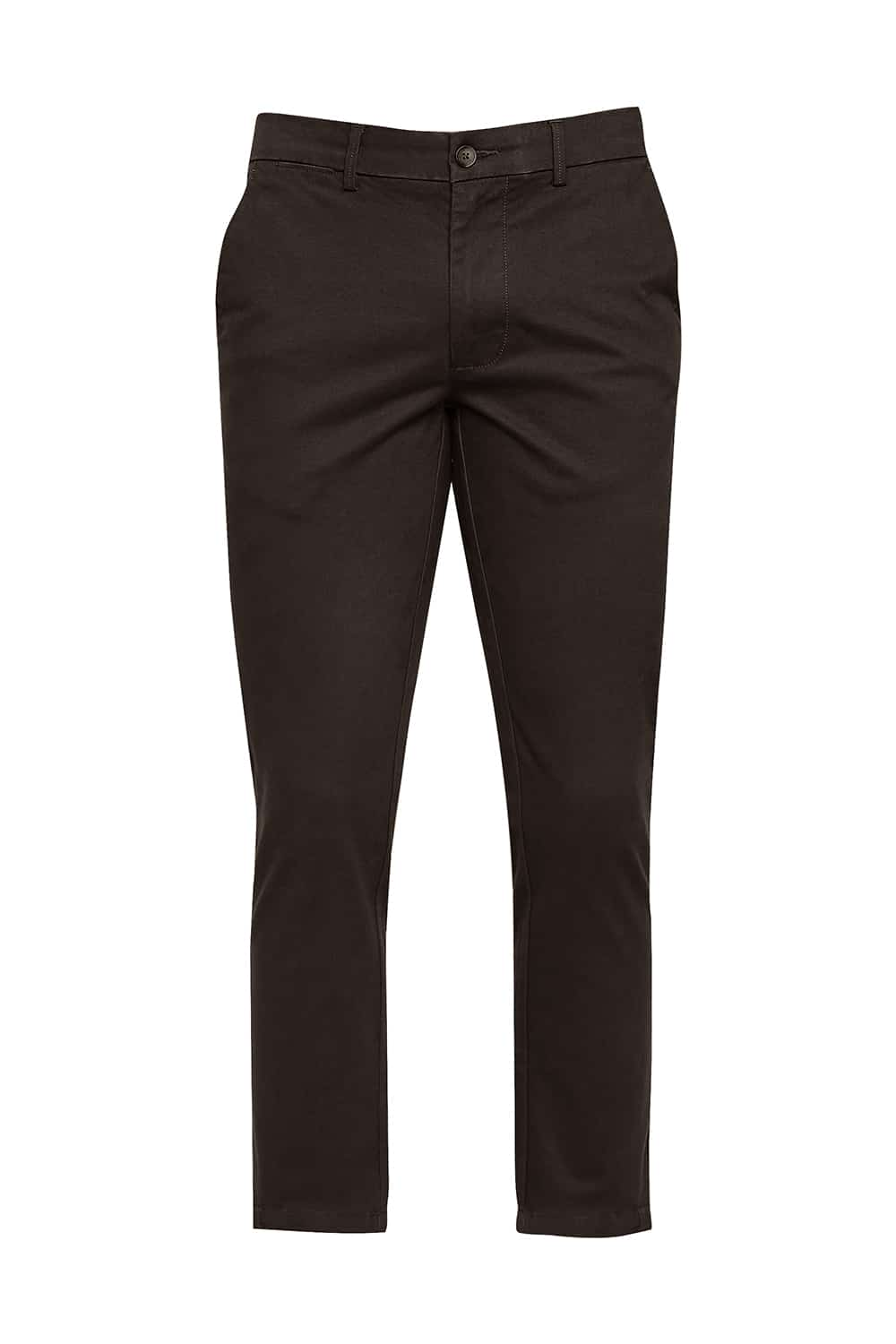 BASICS TAPERED FIT STRETCH TROUSERS