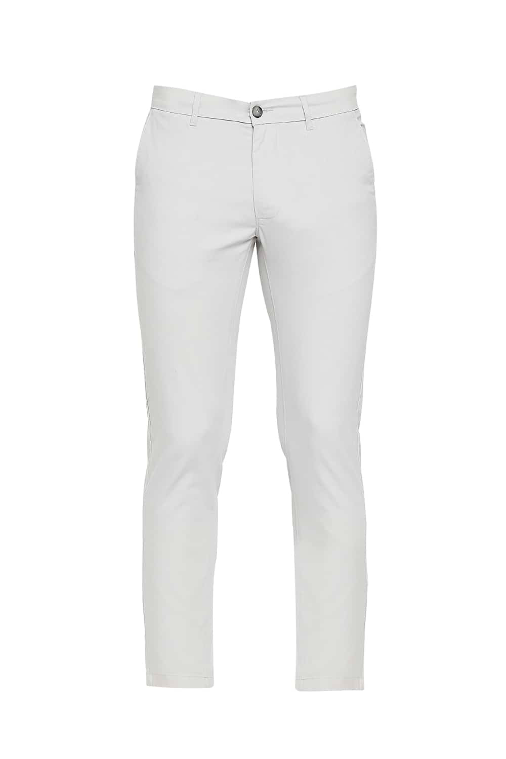 BASICS TAPERED FIT STRETCH TROUSERS