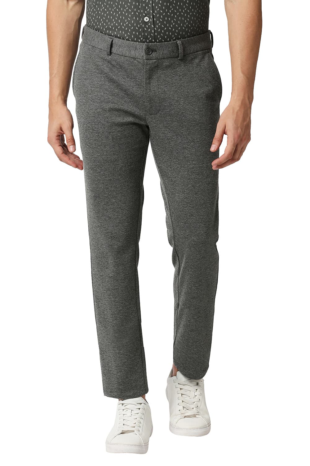 BASICS TAPERED FIT KNIT KNIT TROUSERS