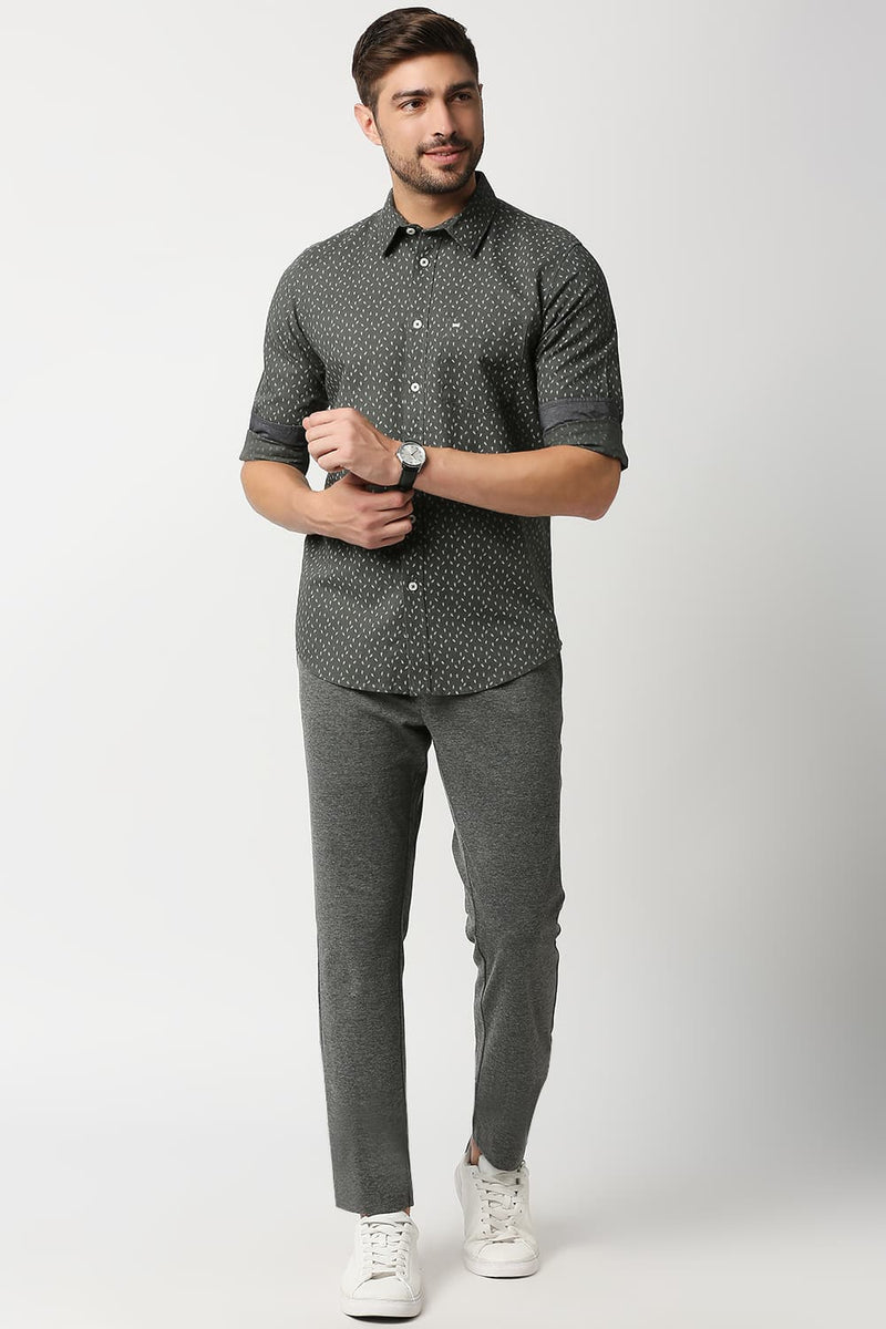 Tapered Fit Knit Knit Trousers